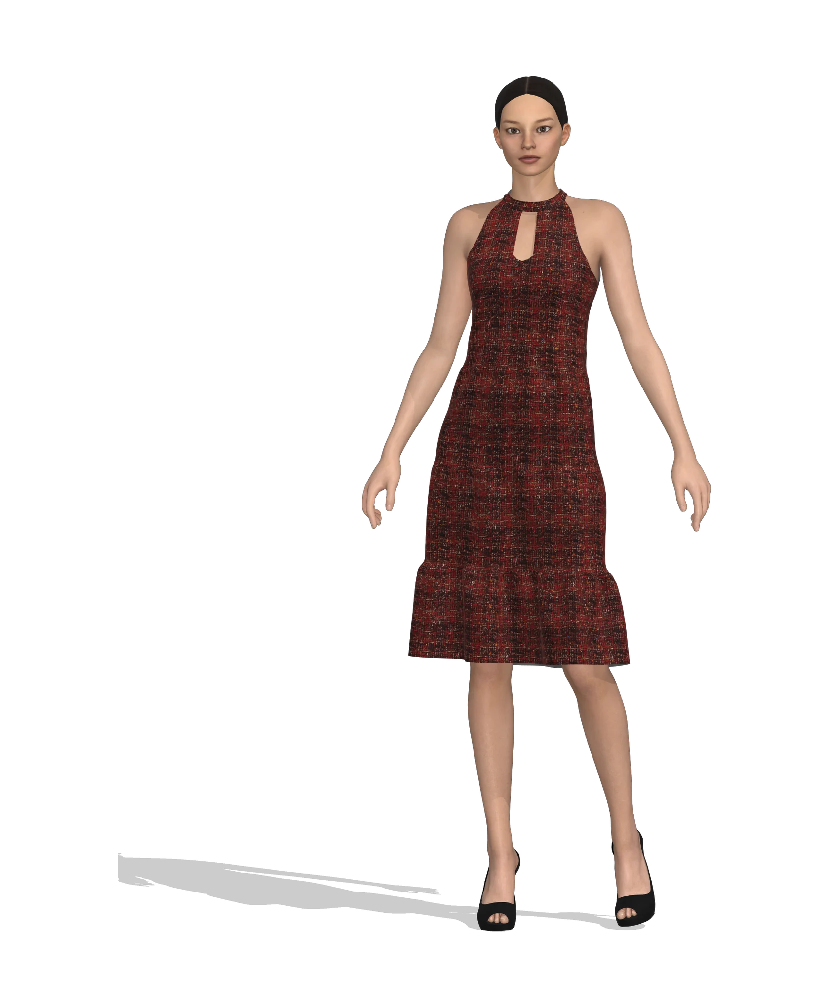 KDscion p40 sleeveless sheath dress